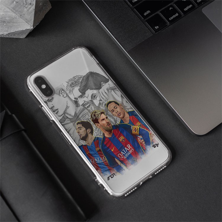Ốp lưng Suarez Messi Neymar Barcelona cho Iphone 5 6 7 8 Plus 11 12 Pro Max X Xr BAR20210061