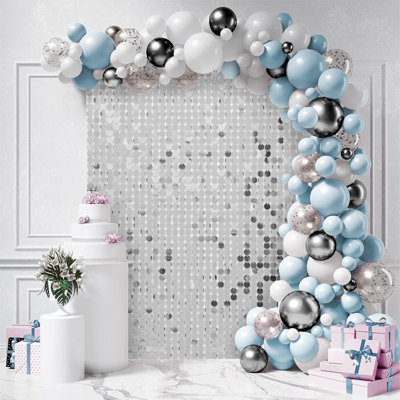 Tấm Phông Nền 30×30CM Họa Tiết Kim Sa Lấp Lánh Dùng Để Trang Trí Tiệc