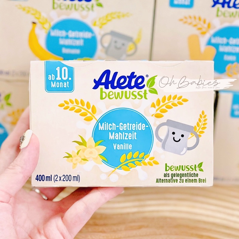 Sữa nước Alete Đức - cho bé từ 10m+ tăng cân 200ml - Hàng air date mới nhất [OH BABIES]