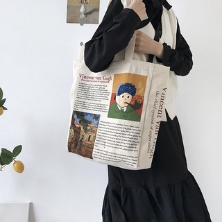 Túi tote bag đẹp vải bố phong cách vintage
