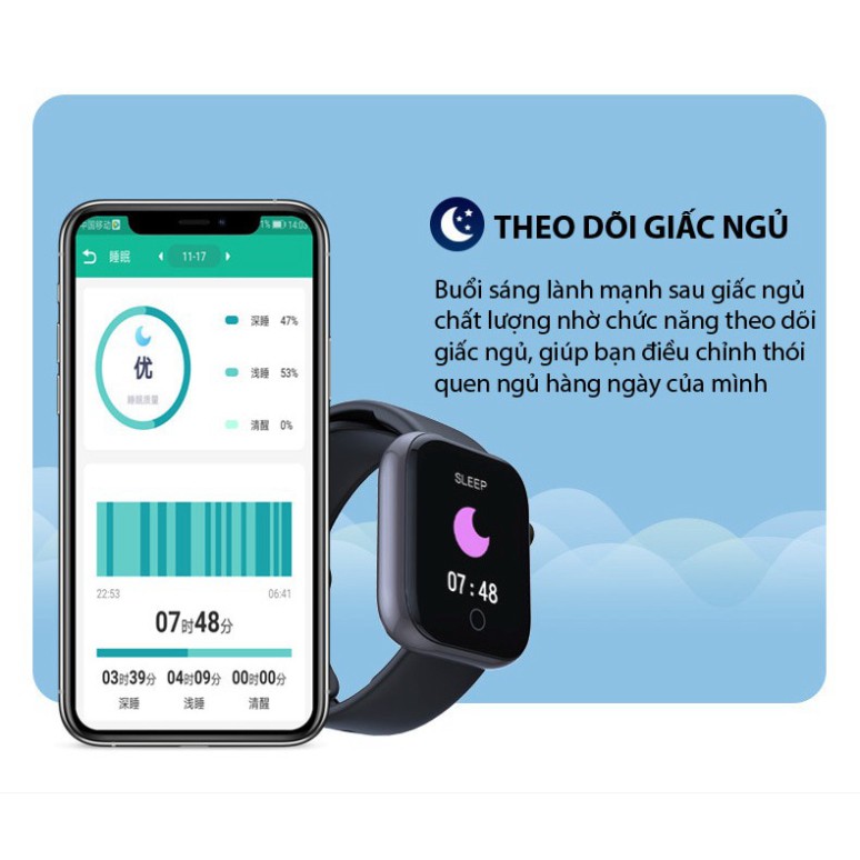 Đồng hồ thông minh A8 - Kết nối Bluetooth 5.0- Màn hình cảm ứng thông minh, thay đổi hình nền tùy thích