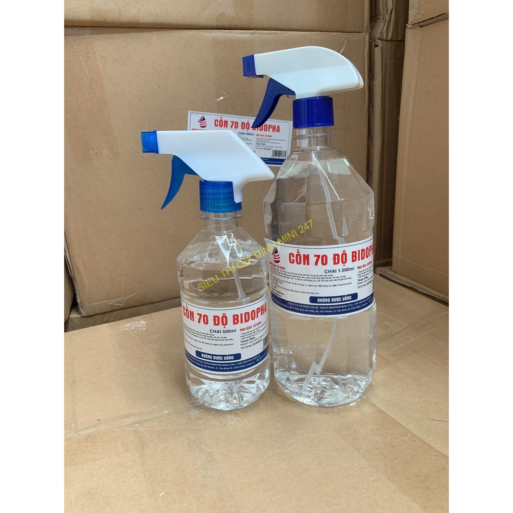 Cồn BIOPHA 70 độ sát khuẩn tay 1000ml | BigBuy360 - bigbuy360.vn