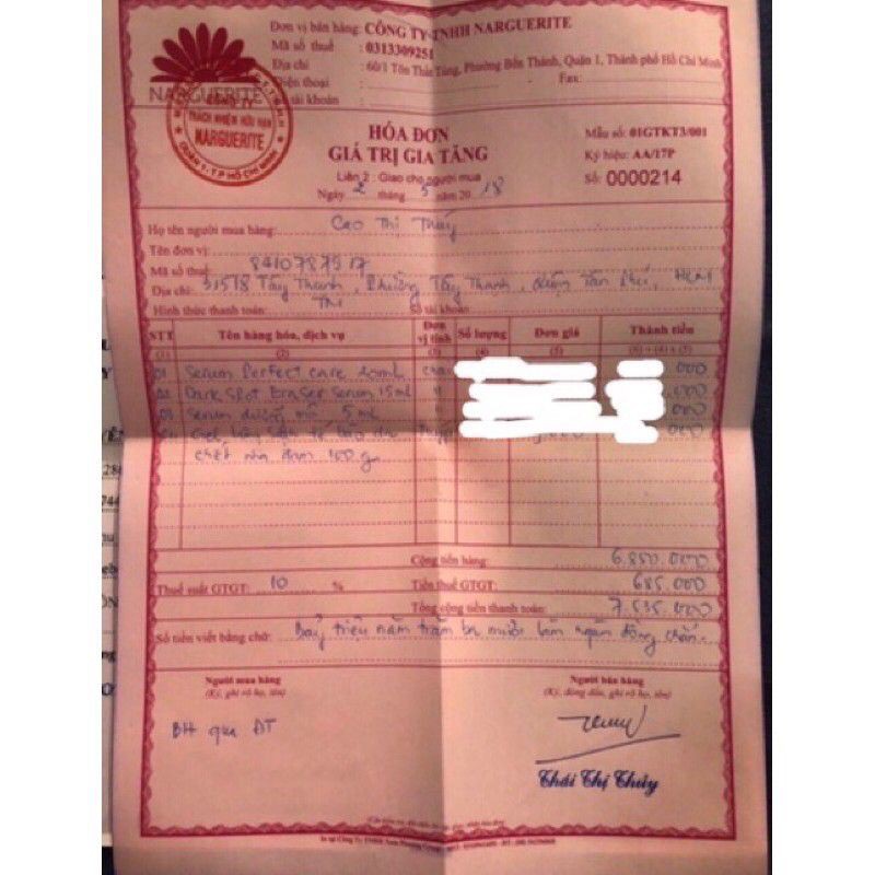 Serum ốc sên dưỡng trắng, dưỡng ẩm, tái tạo da, ngăn ngừa lão hóa NARGUERITE 20ML - Serum Perfect care | BigBuy360 - bigbuy360.vn