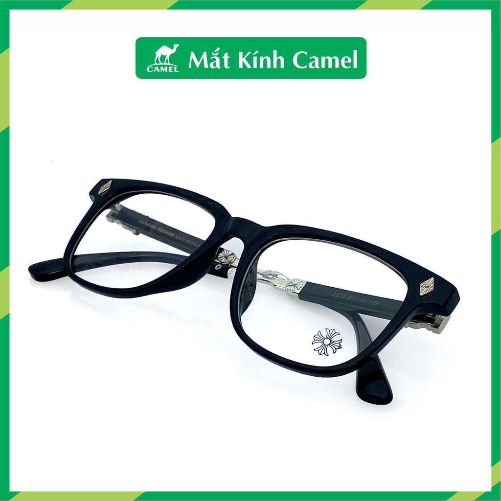 Kính mắt CH thời trang cao cấp Nam Nữ [Hot Trend] Gọng kính giả cận bạc | BigBuy360 - bigbuy360.vn