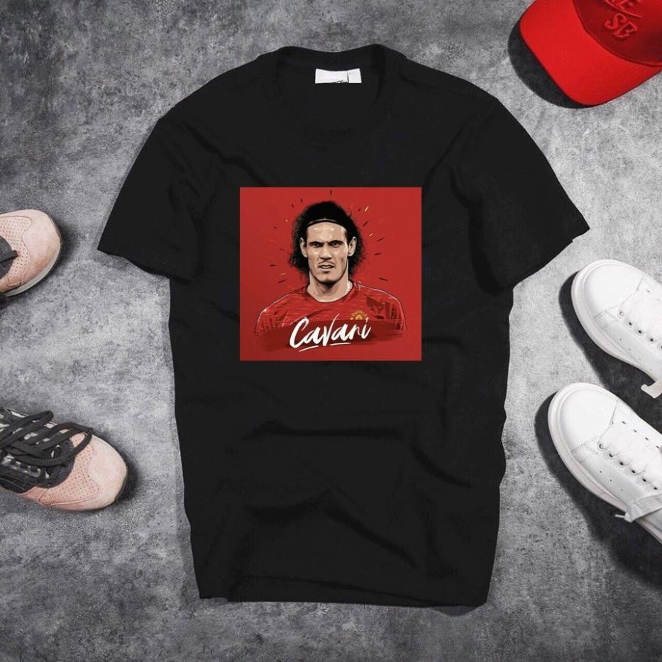 [Freeship] Áo Thun In Hình Edinson Cavani  Mã 06 - Áo In Hình Cầu Thủ Bóng Đá