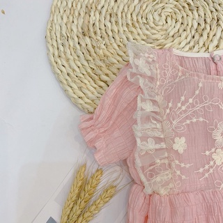 Bộ đồ liền thân Bodysuit phối ren cho bé