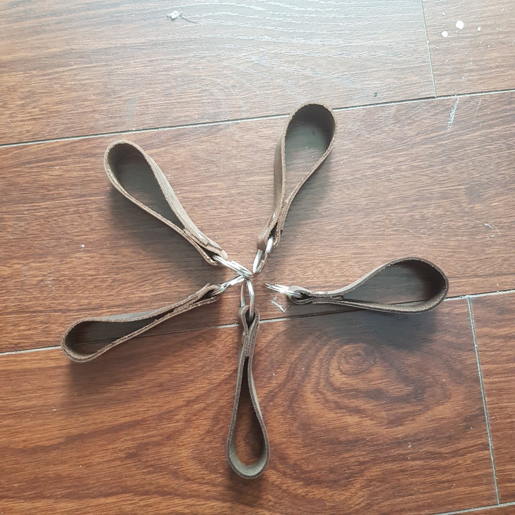 Móc khoá da bò thật thời trang nam nữ cao cấp 4K72