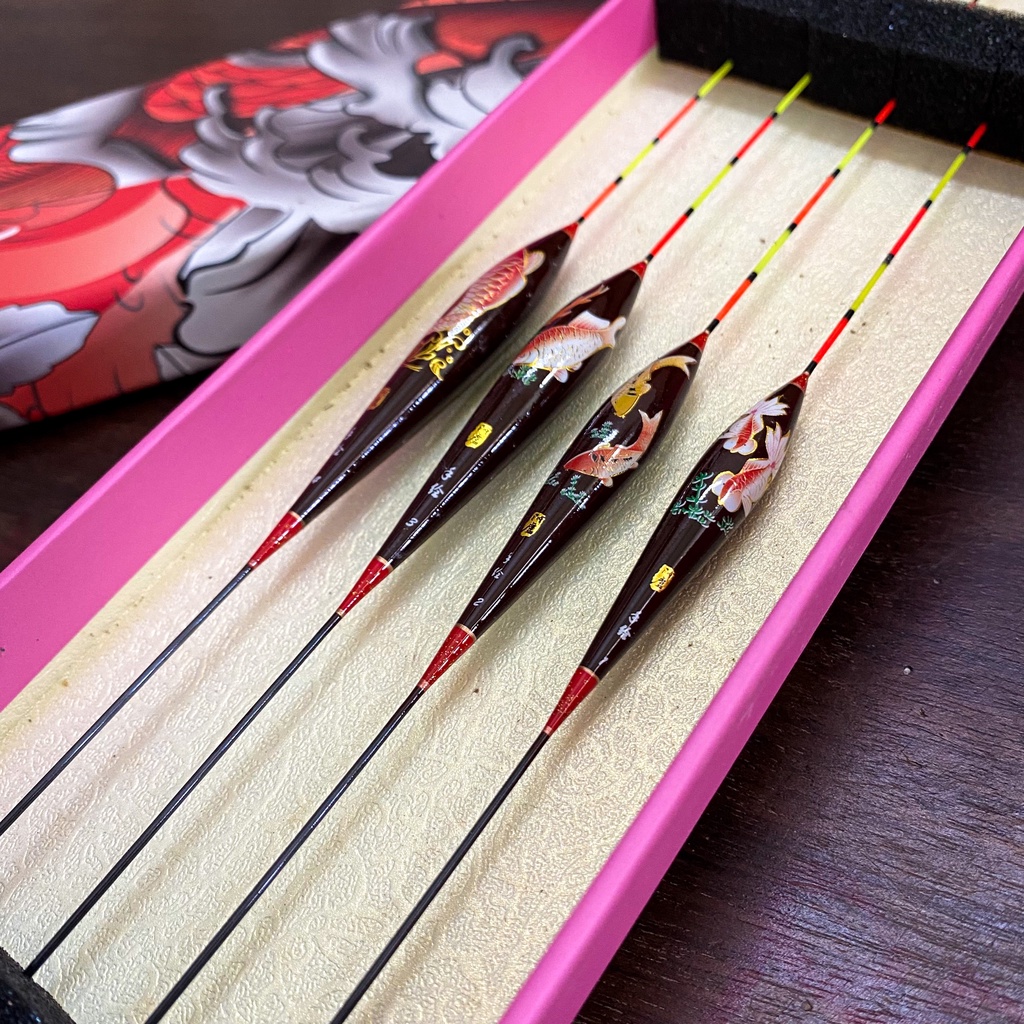 Hộp Phao Câu Đài Nano Cá Chép 4 Quả Phao Câu Cá Siêu Nhạy Phụ Kiện Câu Đài Cao Cấp