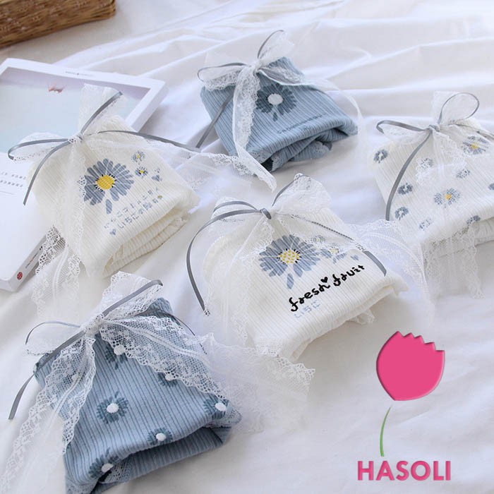 Quần Lót Nữ Cotton Hoa Cúc Kháng Khuẩn Y Tế Siêu Mềm Thoáng S56