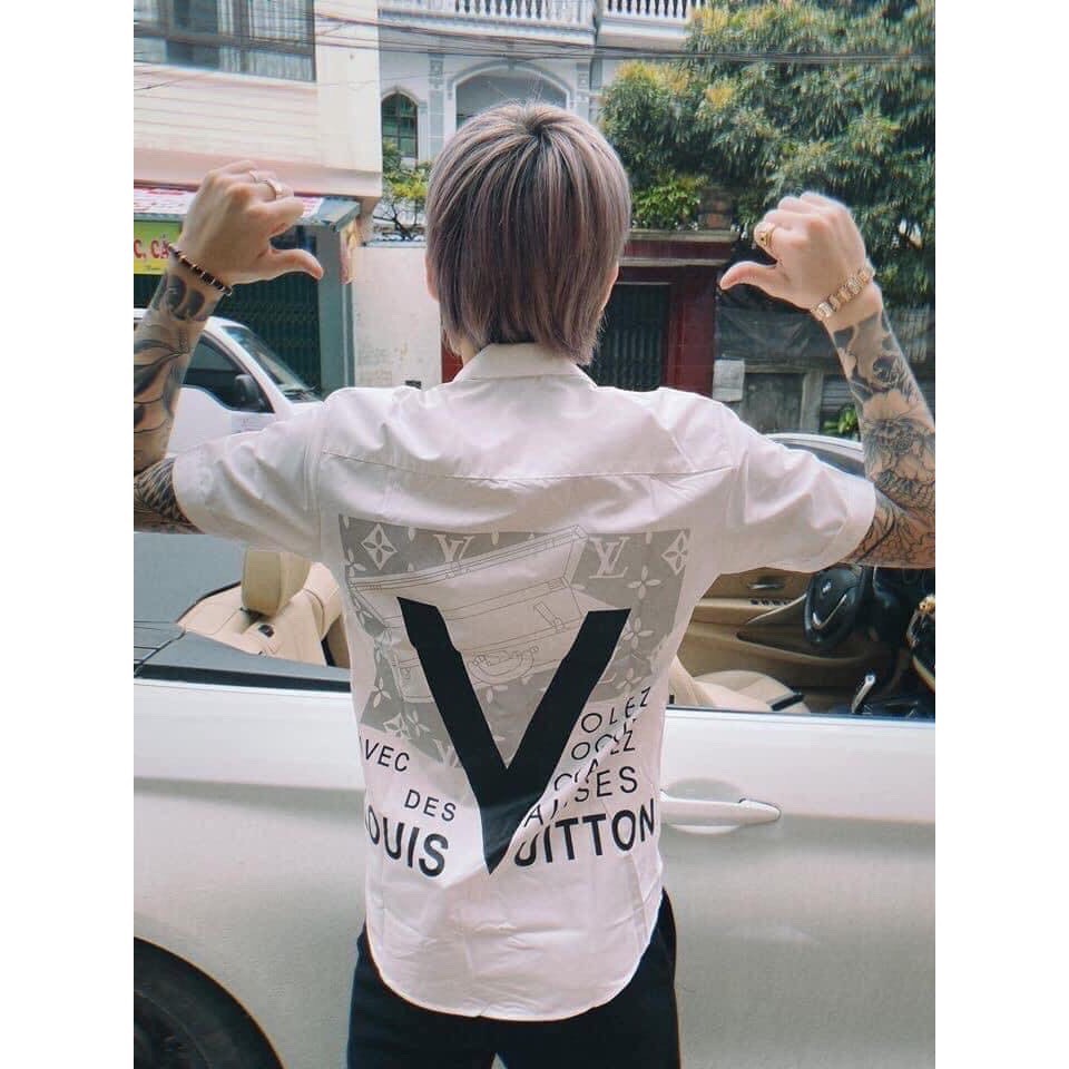 Áo sơ mi nam ngắn tay hàn quốc hàng chuẩn shop vải mịn | BigBuy360 - bigbuy360.vn