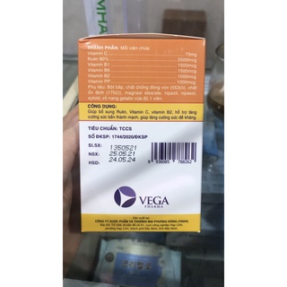 B- Complex C nâng cao sức đề kháng