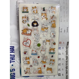 Sét 6 tấm sticker