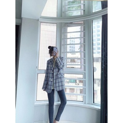 Ảnh thật 3 hình cuối-2W423.Áo baler kẻ caro xuân hè phong cách Hàn Quốc | BigBuy360 - bigbuy360.vn