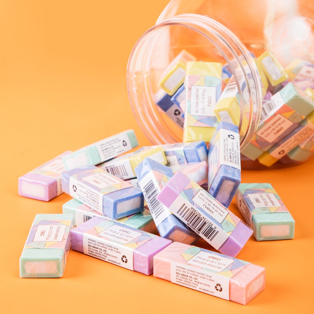 Gôm Tẩy Deli MACARON EH02200