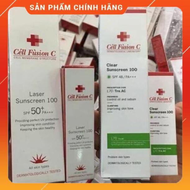 [SIÊU SALE] Kem chống nắng Cell Fusion C an toàn cho da nhạy cảm SPF 50+ PA+++