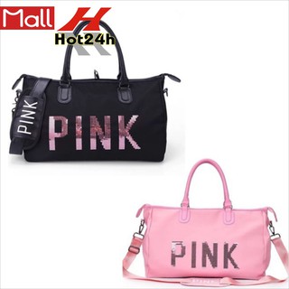 TÚI DU LỊCH ✈ FREESHIP ✈Túi du lịch xách tay đa năng pink bản to size đại DL01