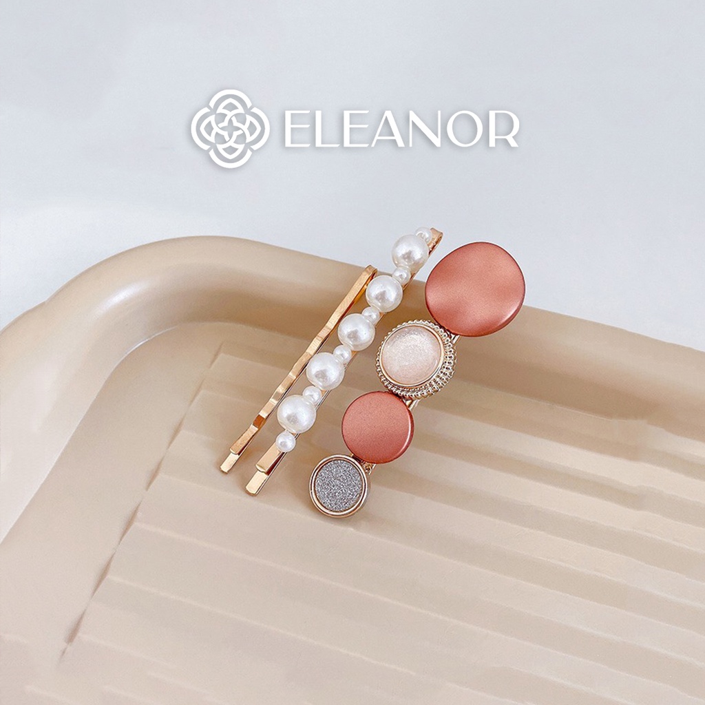 Kẹp tóc nữ Eleanor Accessories phong cách Hàn Quốc hot trend màu sắc trẻ trung phụ kiện tóc