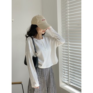 Áo dáng ngắn cúc ngực dài tay AP421 1994closet