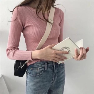 [CÓ SẴN] Áo len dài tay basic