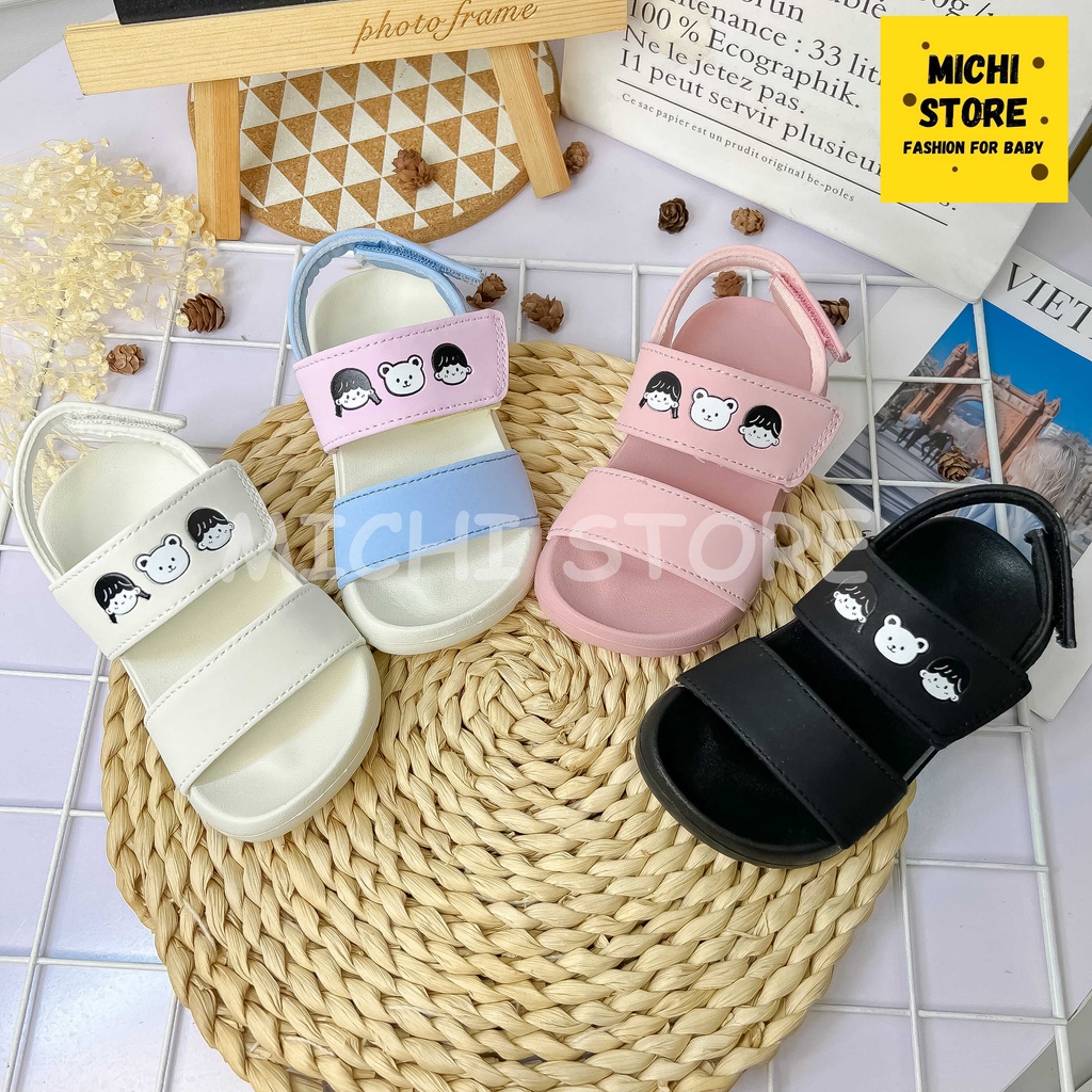 Sandal quai dán Cheerful Mario , Sandal babykid S55 cho bé trai bé gái siêu nhẹ siêu êm chính hãng mẫu mới 2022