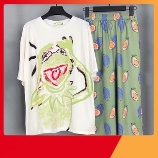 Thời Trang Tuổi Teen -  QUẦN JOGGER CARTOON PANT UNISEX, QUẦN HOẠT HÌNH CARTOON DÀI ỐNG RỘNG LƯNG THUN BO LAI - (Sp sẵn)