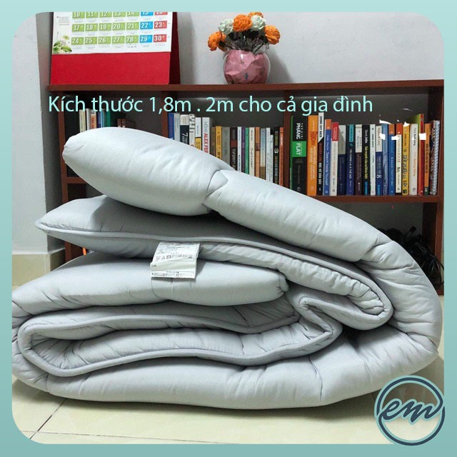 Topper nệm xuất Nhật kích thước 1,8m.2m, trải giường, trải sàn, ngủ văn phòng, êm ái, thuận tiện