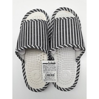 Dép đi trong nhà massage mẫu kẻ sọc (size L) (Hàng nội địa Nhật)