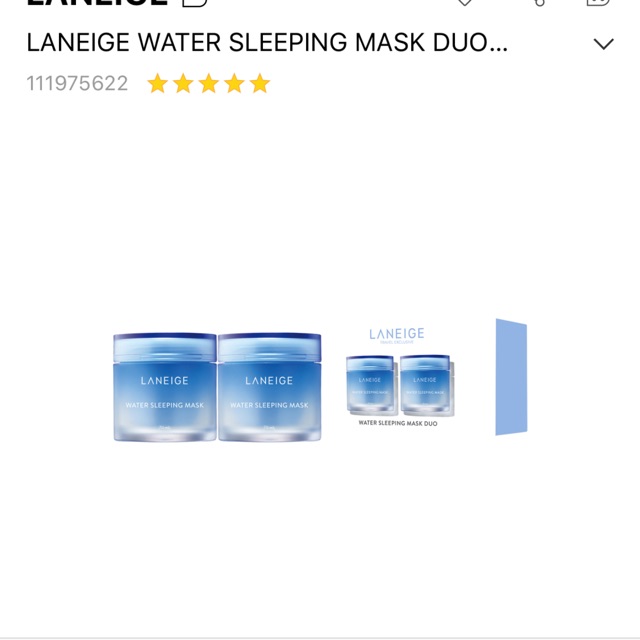 [Đủ bill] Mặt nạ ngủ Laneige