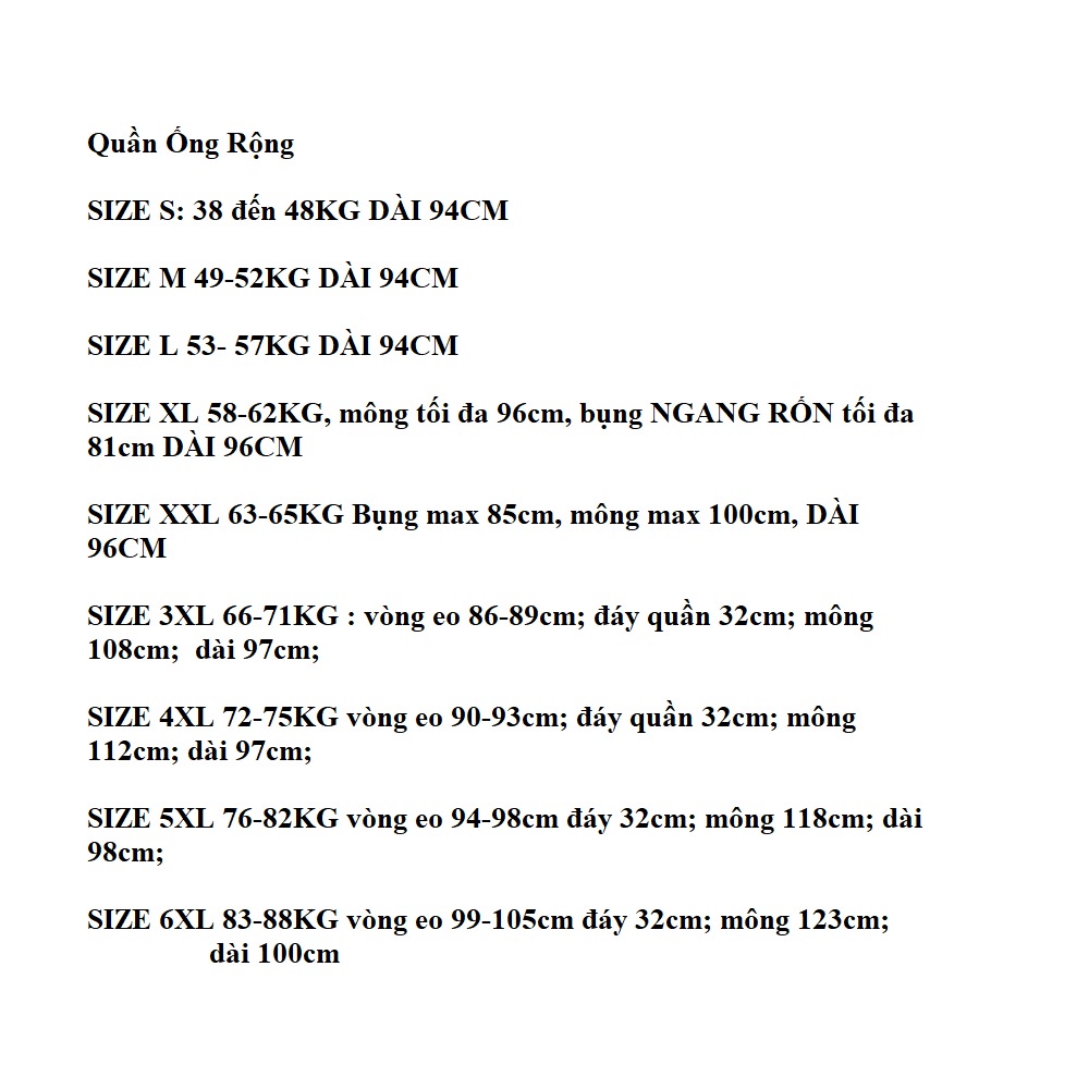 Khóa kéo Sườn, Quần Học Sinh Nữ Ống Rộng, quần ống rộng nữ, Vải Tuyết Mưa, Có Big size 88KG