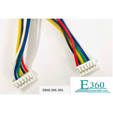 CÁP TÍN HIỆU 2 ĐẦU 6P 1.25mm dài 30cm