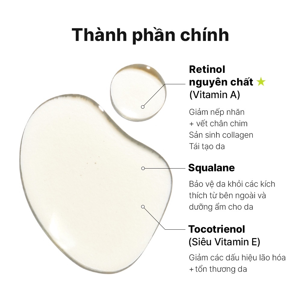 Dầu dưỡng COSRX The Retinol 0.5 tinh khiết 0.5% chống lão hóa cho người đã dùng quen Retinol (20ml)