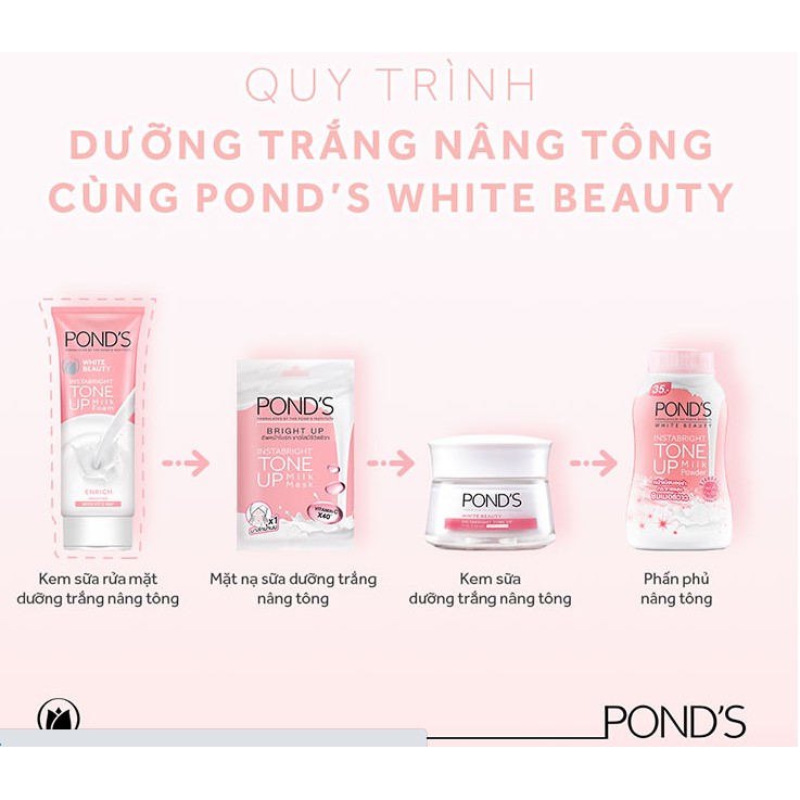 Kem Sữa Rửa Mặt Dưỡng Trắng Nâng Tông Pond'S White Beauty Tone Up 40g