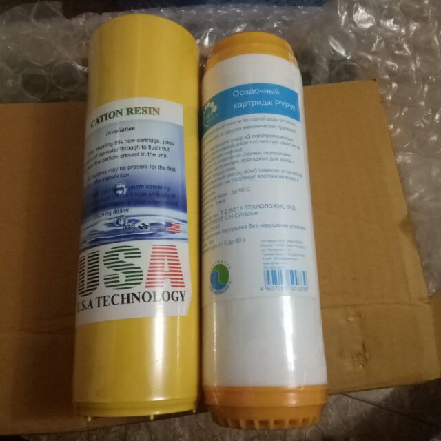 Lõi lọc nước hấp thụ đá vôi cation