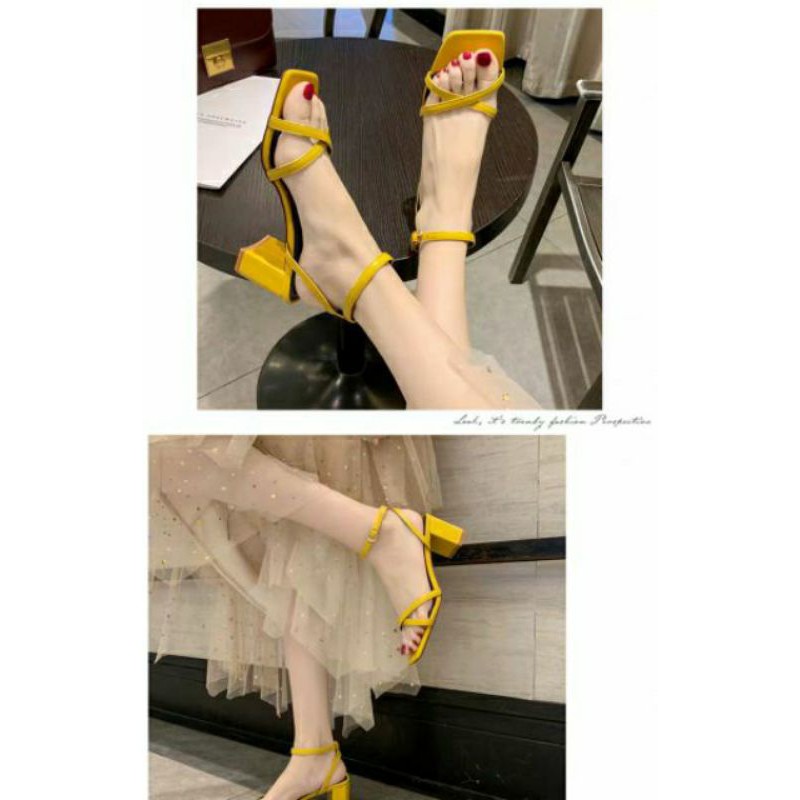 Giày cao gót dây mãnh nhiều màu cao 5cm BIG SIZE 32 33 34 40 41 42 43
