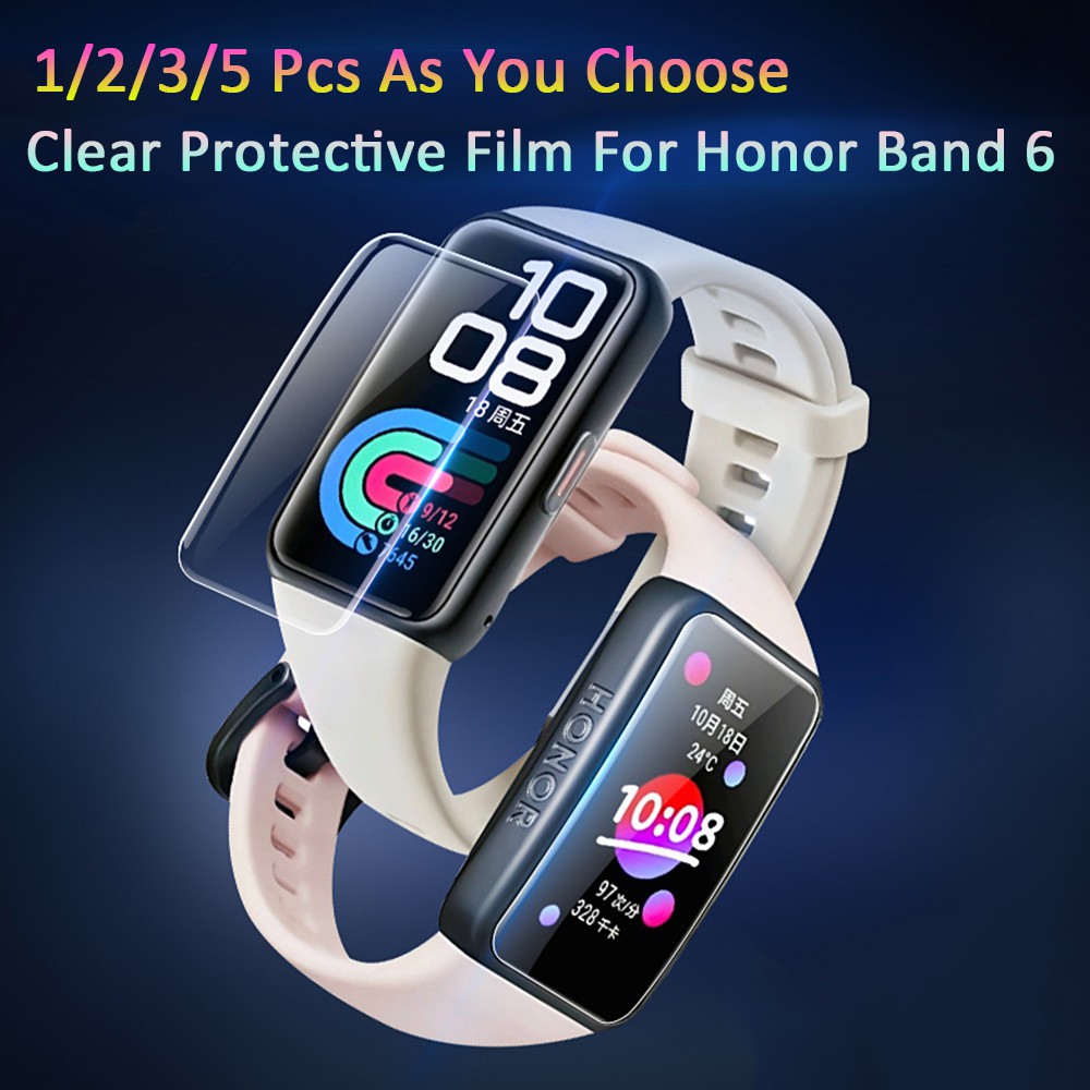 Set 1 / 2 / 3 / 5 Miếng Dán Bảo Vệ Màn Hình Dành Cho Huawei Honor Band 6