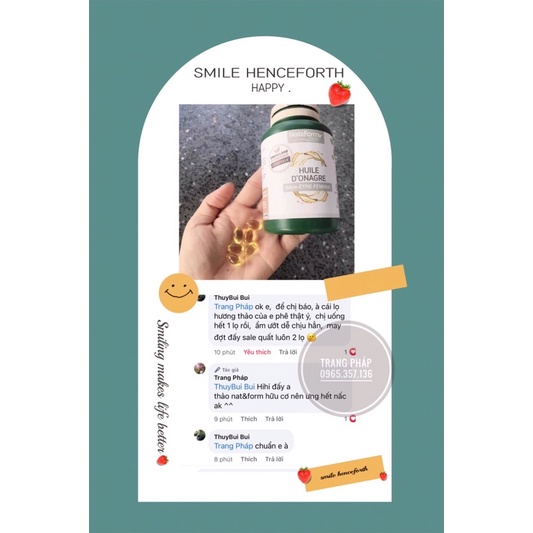 Viên uống hoa anh thảo hữu cơ