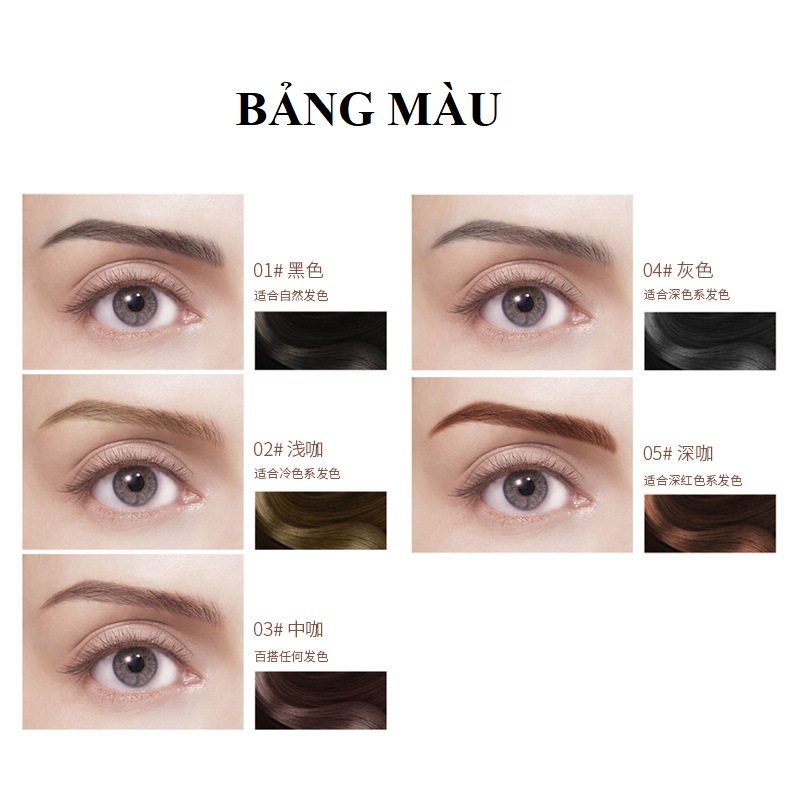 Chì kẻ chân mày hai đầu MYONLY, chì kẻ mày, chì kẻ lông mày hiệu ứng 3D chống nước | BigBuy360 - bigbuy360.vn