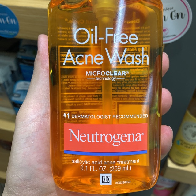 Sữa rửa mặt da mụn Neutrogena Oil-Free Acne Wash ( 269mL )
