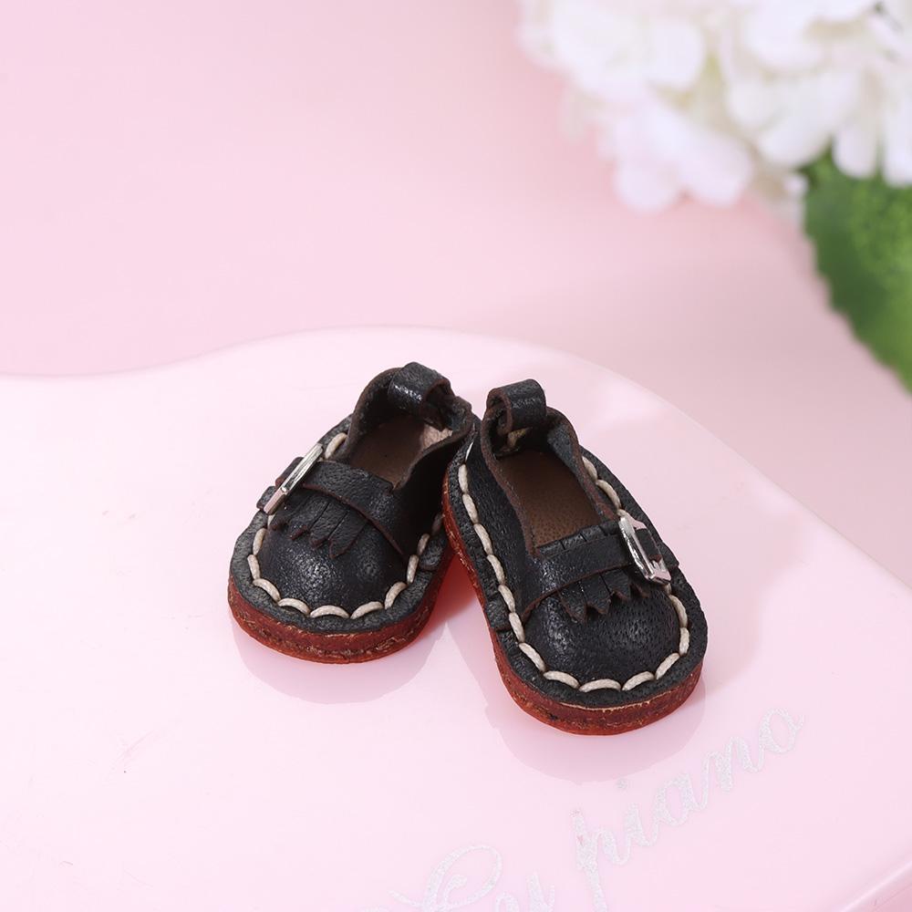 Giày Búp Bê Da Bò Handmade 6 Màu Dễ Thương Xinh Xắn Dành Cho Búp Bê LAYOR1