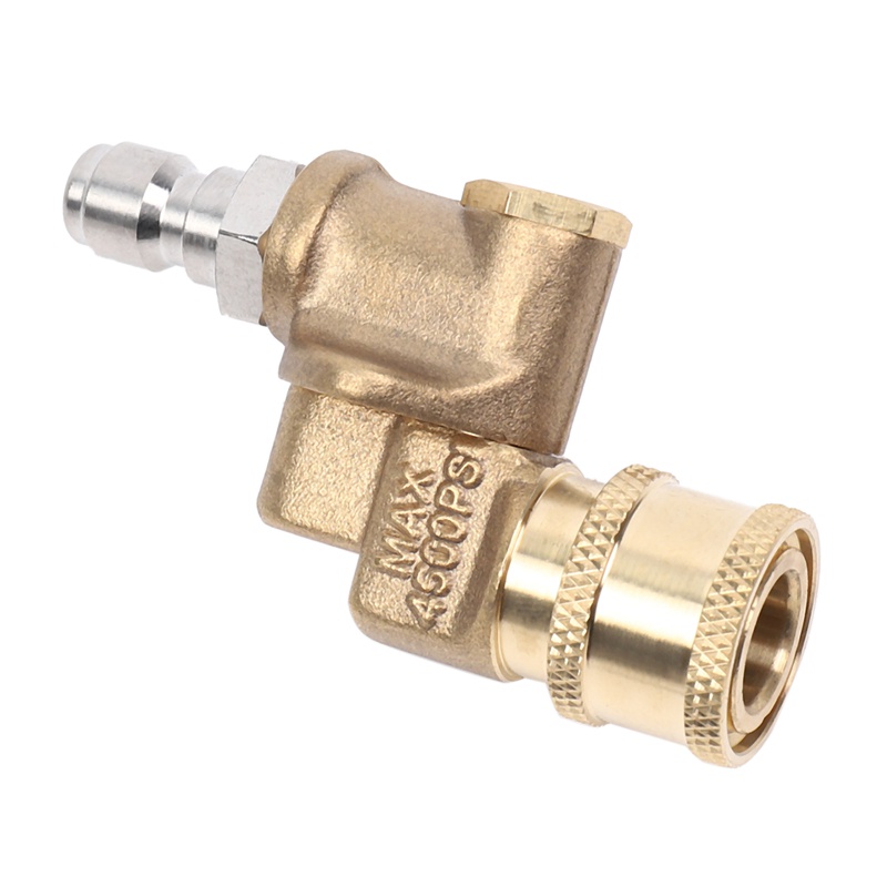 Đầu Nối Nhanh 180 Độ Với 5 Góc Và Khóa An Toàn Cho Vòi Xịt Rửa Áp Suất Max 5000 PSI, Phích Cắm 1 / 4 Inch