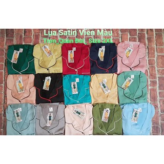 Set bộ lụa satin đùi trơn big size xxl