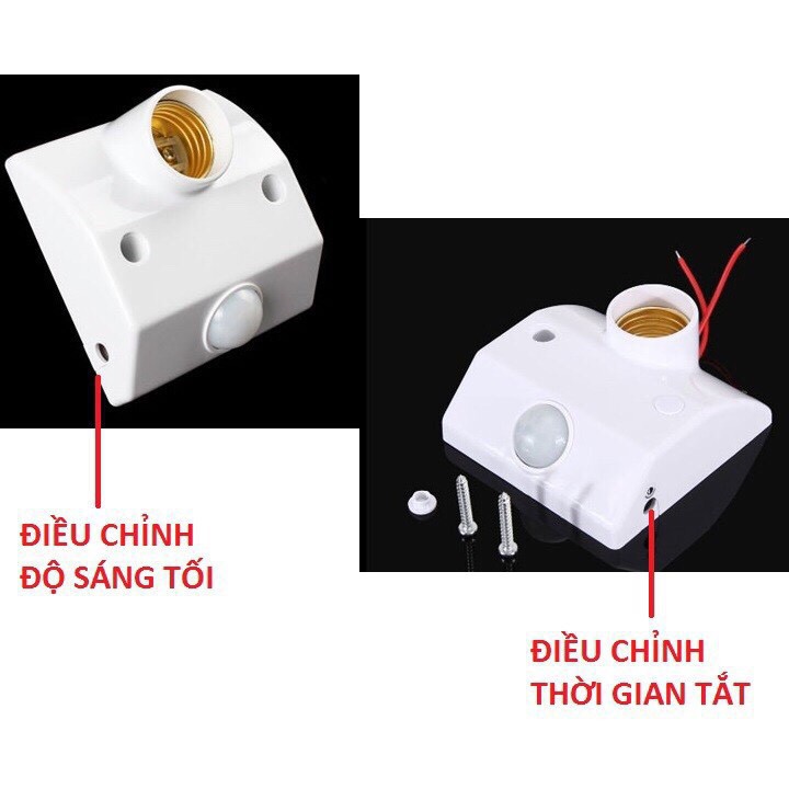 [Giá Sỉ]  Đui Đèn Cảm Ứng Hồng Ngoại Thông Minh Tiện Lợi