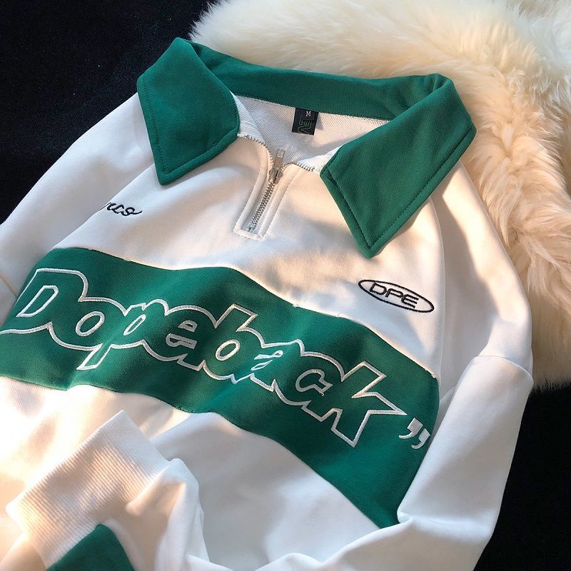 Áo sơ mi tay dài cổ bẻ phong cách retro cho nữ | BigBuy360 - bigbuy360.vn