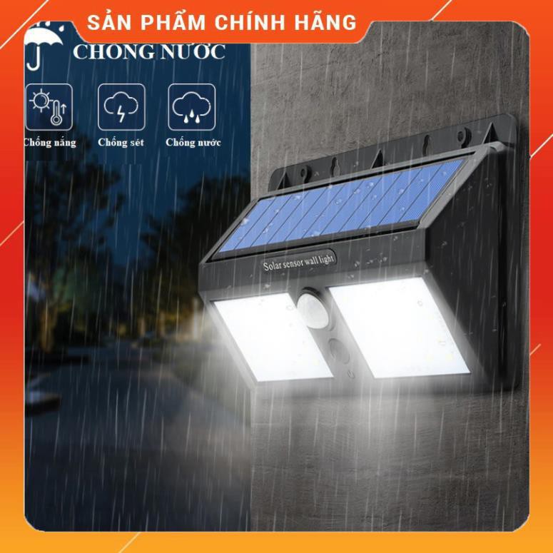 Đèn led đôi cảm biến hồng ngoại năng lượng mặt trời (40 mắt led ) - cảm biến 3 chế độ - Energy Green Lighting