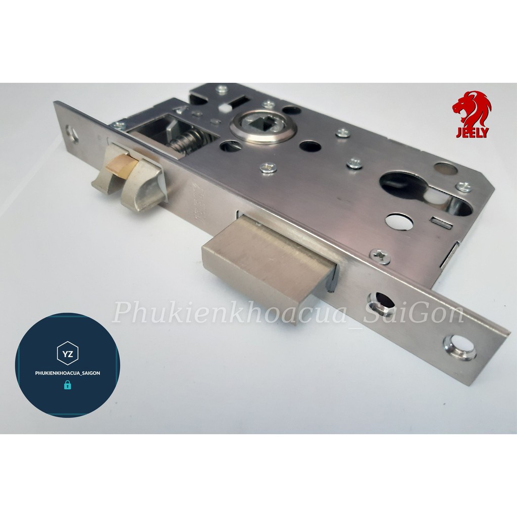 KHÓA TAY GẠT JEELY - KHÓA CỬA PHÒNG 2 TẤC Tay ốp khoá dài 200mm - Dùng cho cửa có khung bao 4*8 - H206-200