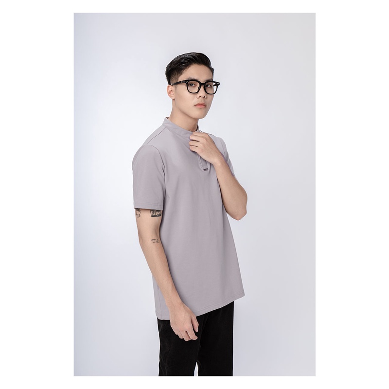 Áo Thun Nam Tay Ngắn Cổ Trụ Tối Giản Thương Hiệu Y2010 M8 20911 |YaMe|