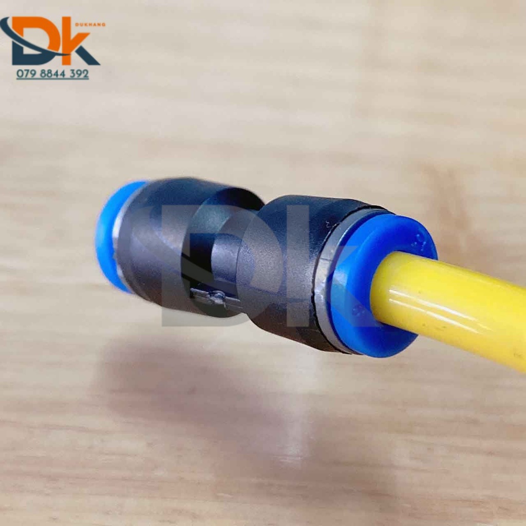 Nối 2 đầu ống khí nén PU