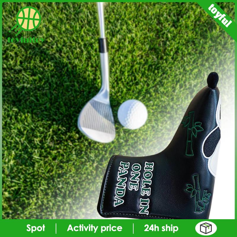 Vỏ Bọc Đầu Gậy Đánh Golf Bằng Da PU Thêu Họa Tiết Gấu Trúc Vui Nhộn Dễ Sử Dụng Cho Nữ