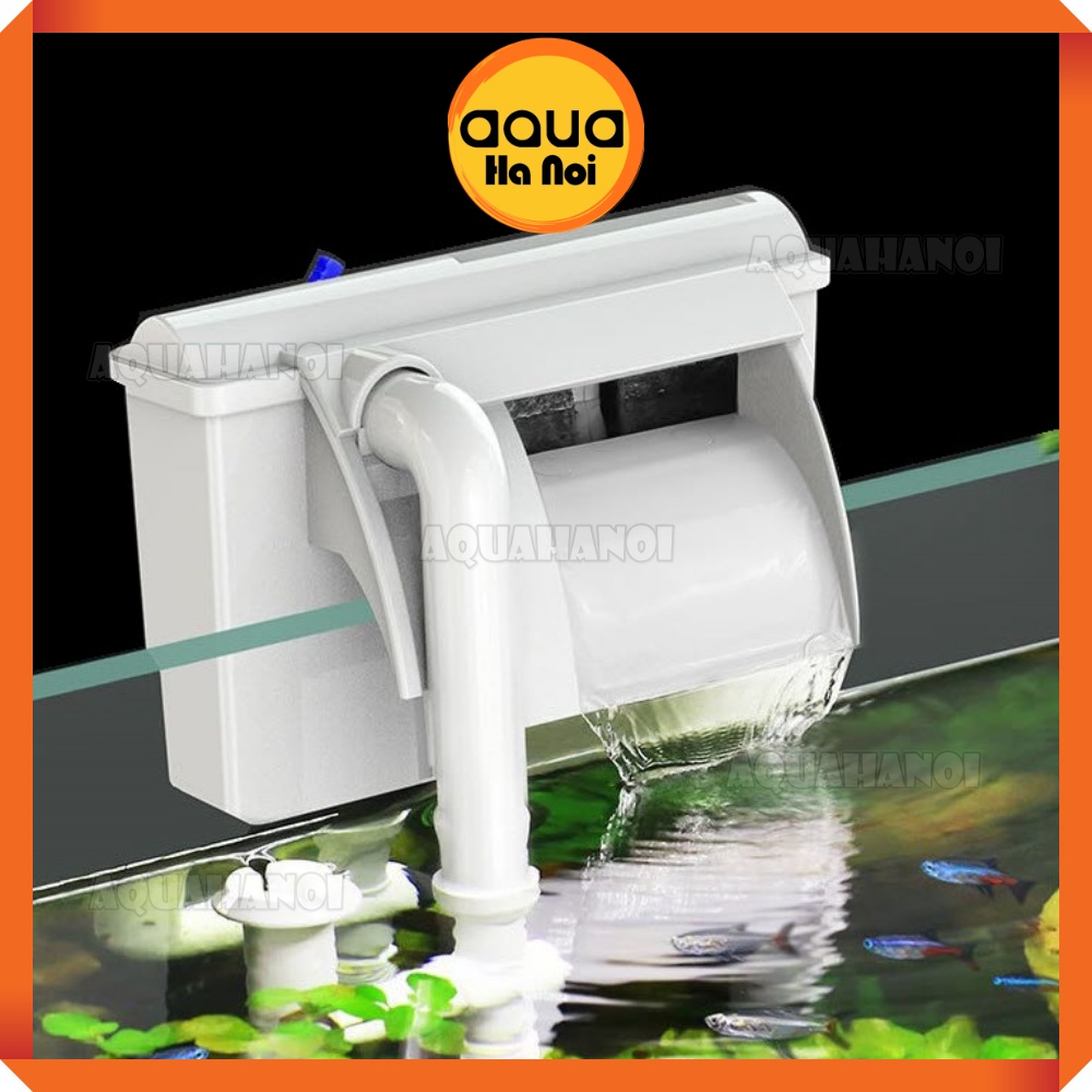 Lọc Thác SUNSUN Xiaoli EBL 401 cho hồ thủy sinh cá cảnh - Có hút mặt lọc váng