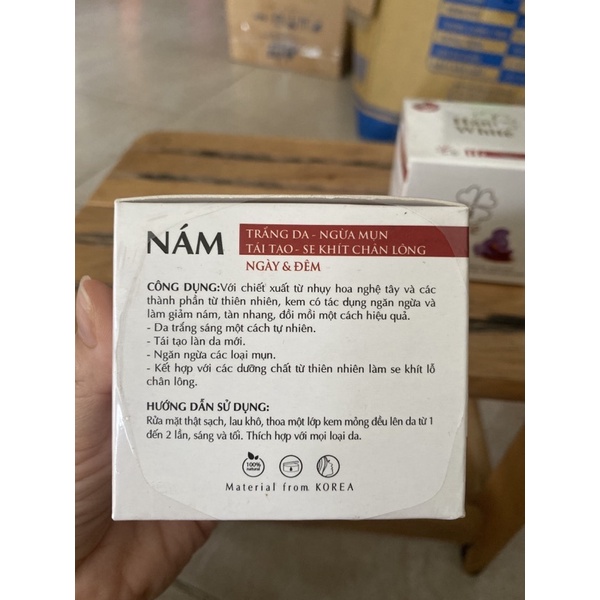 Kem dưỡng Hani White Saffron giúp trắng da ngừa nám